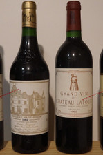 lot 2 vins Bordeaux Château HAUT-BRION + LATOUR 1993 GCC 75cl wine wein winj
