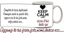 Tazza keep Calm con il tuo