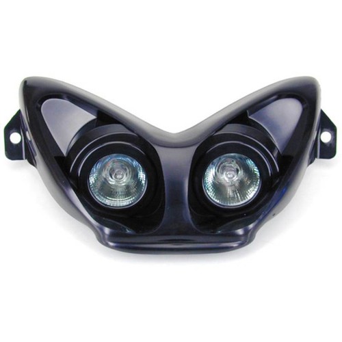 Maschera faro anteriore nera - maschera,