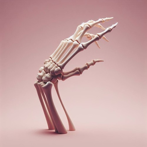 Mano articolata scheletro - mano,