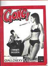 GONG ! Fotofilm Giallosexy 1967 n. 7 L'amante drogata Fotoromanzo erotico