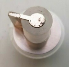 Manopola di controllo forno microonde combinato originale Smeg SF4120MCN argento e trasparente