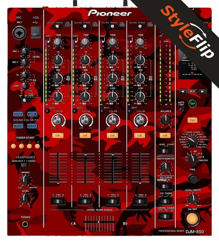 Pioneer djm 850 rosso - pioneer, |