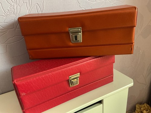 Vintage cassette holders cases - cassette,