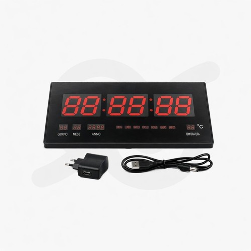 orologio led parete