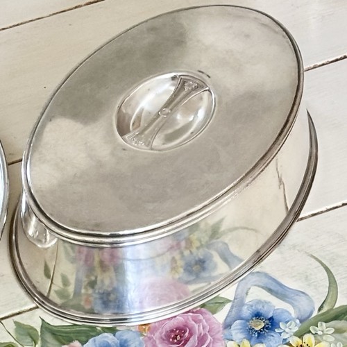 Copripiatto vintage argento - copripiatto,