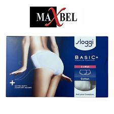 SUPER OFFERTA 8 SLIP SLOGGI DONNA MIDI BASIC BIANCO O NERO