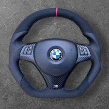 CAMBIO BMW 1 3 E81 E82 E87 M3 E90 E91 E92 FONDO PIATTO VOLANTE PERSONALIZZATO