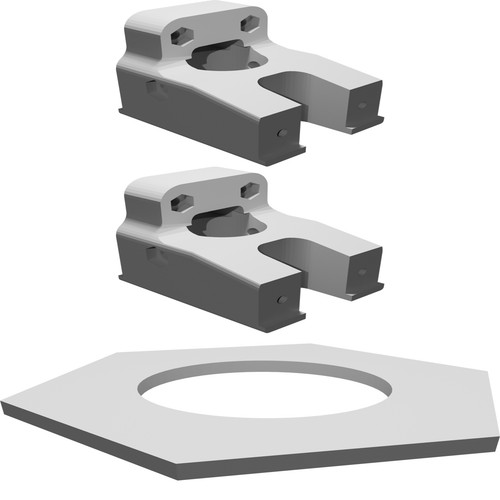 Blocco braccio tubo - braccio, dji