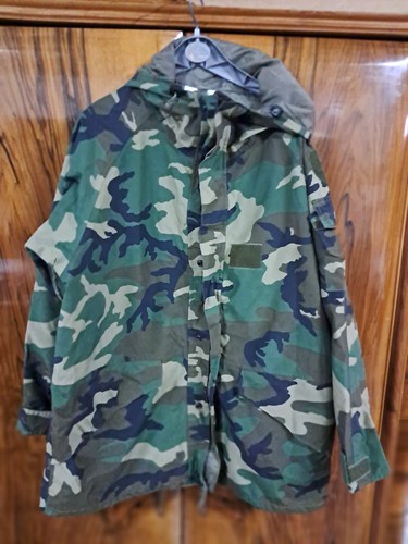 Giaccone parka mimetismo