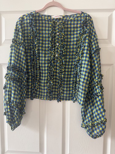 Blusa jucca blu seta - jucca, in