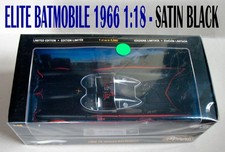 HOT WHEELS ELITE 1/18 BATMOBILE 1966 TV SERIES T3532 SATIN BLACK LIMITED ED. NEW