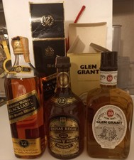 3 Bottiglie di Whisky vintage