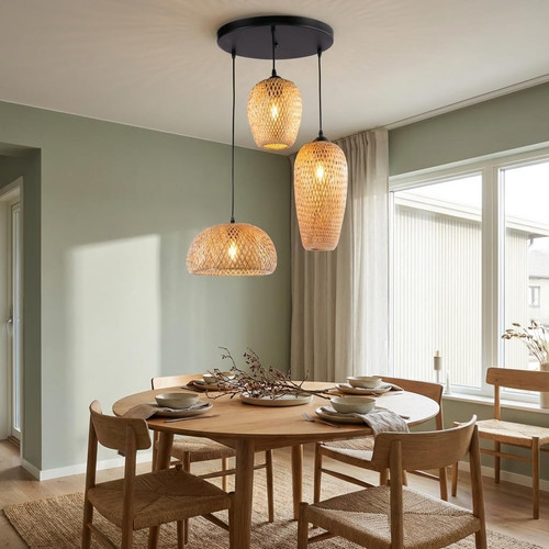 Lampada tripla sospensione - lampada,
