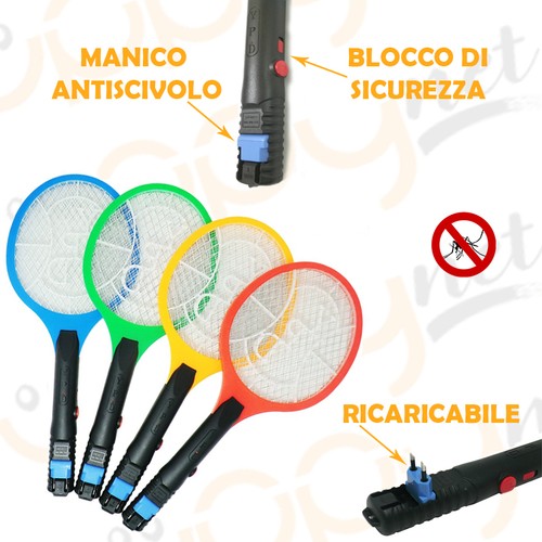 Racchetta ricaricabile fulmina - racchetta,