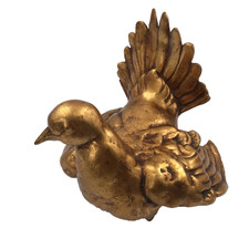 Colombe d'amore foglia oro