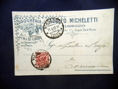 1912 cartolina pubblicità - 1912,