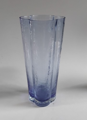 Vaso vetro blu - in, vintage