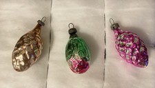 3 Decorazioni  Natale Vintage