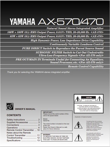 Amplificatore stereo yamaha - amplificatore,