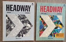 Headway intermediate student's book e workbook libri di grammatica inglese 2pz
