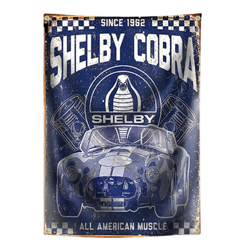 Shelby cobra bandiera - shelby,
