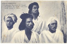 CARTOLINA COLONIE ERITREA CAROVANIERI, ABISSINI V.TA 1939