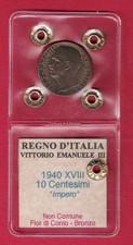 ITALY 10 Centesimi 1940 EMPIRE