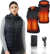 Gilet Riscaldato Donna: Gilet Riscaldante Con Batteria 16000Mah -Giubbotto Risca
