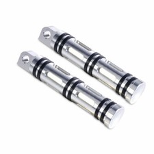 2 pezzi Pedane poggiapiedi CNC taglio moto per Harley FLHT FLHR FLHX XL883N FLTR