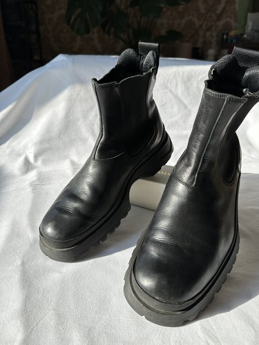 Prada black leather man - leather,