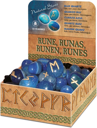 Rune quarzo blu multicolore - rune,