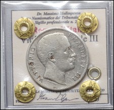 Regno italia lire 1907 - d'italia,