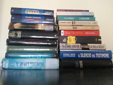 LOTTO DI 18 LIBRI GRANDI AUTORI ROMANZI GIALLI THRILLER KEN FOLLETT John Grisham