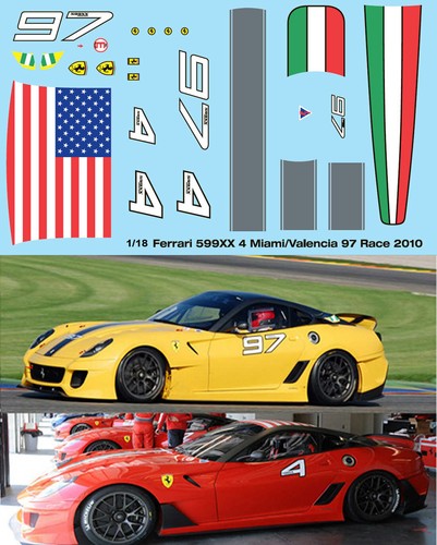 Decals per ferrari 599xx - decals,