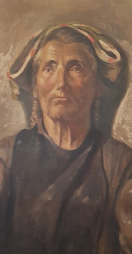 Ritratto ciociara olio - di,