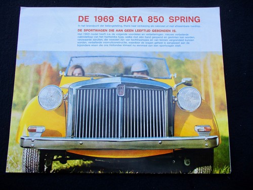 Fiat siata 850 spring 1968 - fiat,