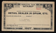 Entrate USA; francobollo