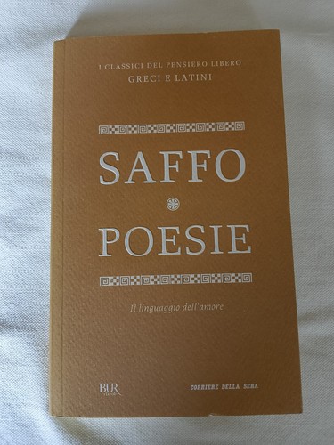 Saffo poesie bur corriere - -,