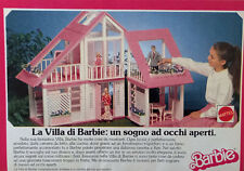 Pubblicità Advertising Ritaglio Italian Clipping 1989 BARBIE VILLA sogno