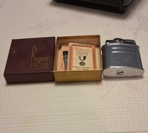 Ronson lighter with original - ronson,
