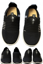 Scarpe Donna Slip-On Taglia 37 – Sneakers nere leggere comode e traspiranti