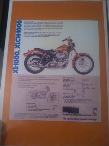 Poster moto harley - poster,