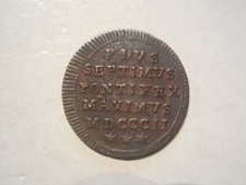 Pio vii mezzo - mezzo, 1802