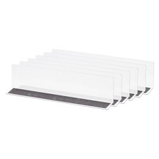 L-type shelf dividers, PVC