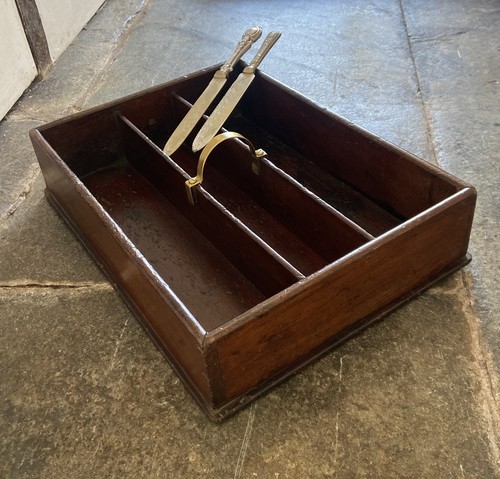 Antico vassoio portaposate - , /