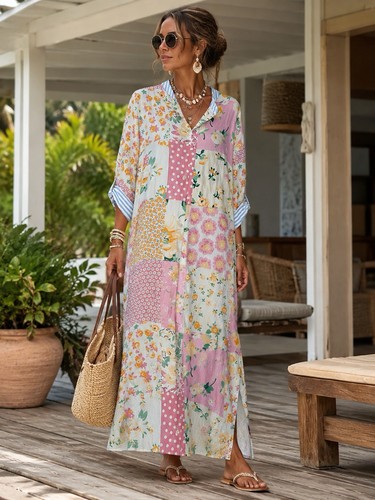 Abito lungo boho - , donna