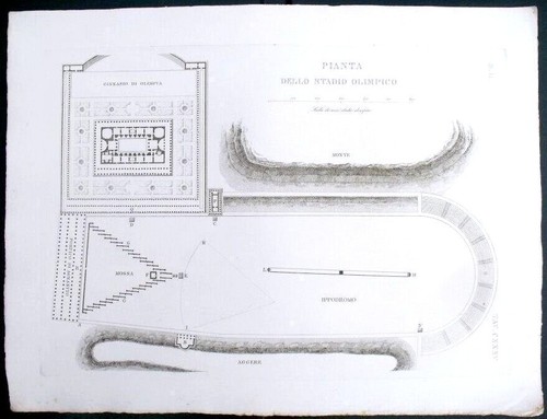 Pianta dello stadio olimpico - dello,