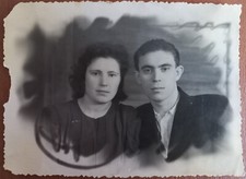 1957 vecchia foto donna con