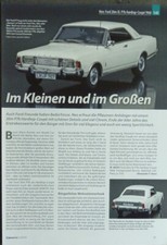 FORD 20m XL P7b HARDTOP COUPE